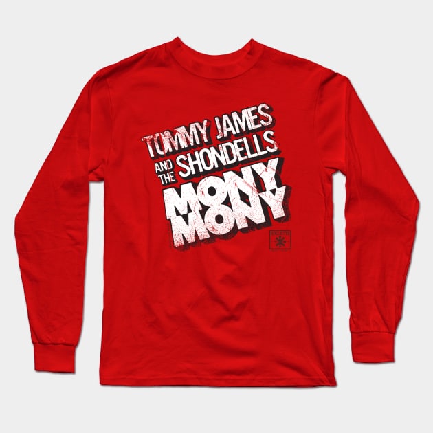 Tommy James and the Shondells "Mony Mony" Long Sleeve T-Shirt by offsetvinylfilm